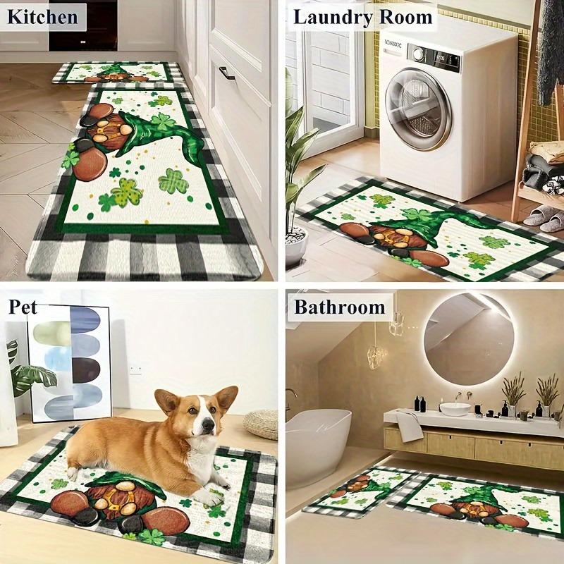 1PC Buttle Tea Hamster Kitchen Rug Non-Slip Door Mat Pop design Bathroom Rug Bath Mat Carpet for Home Sink Laundry ecoreeree