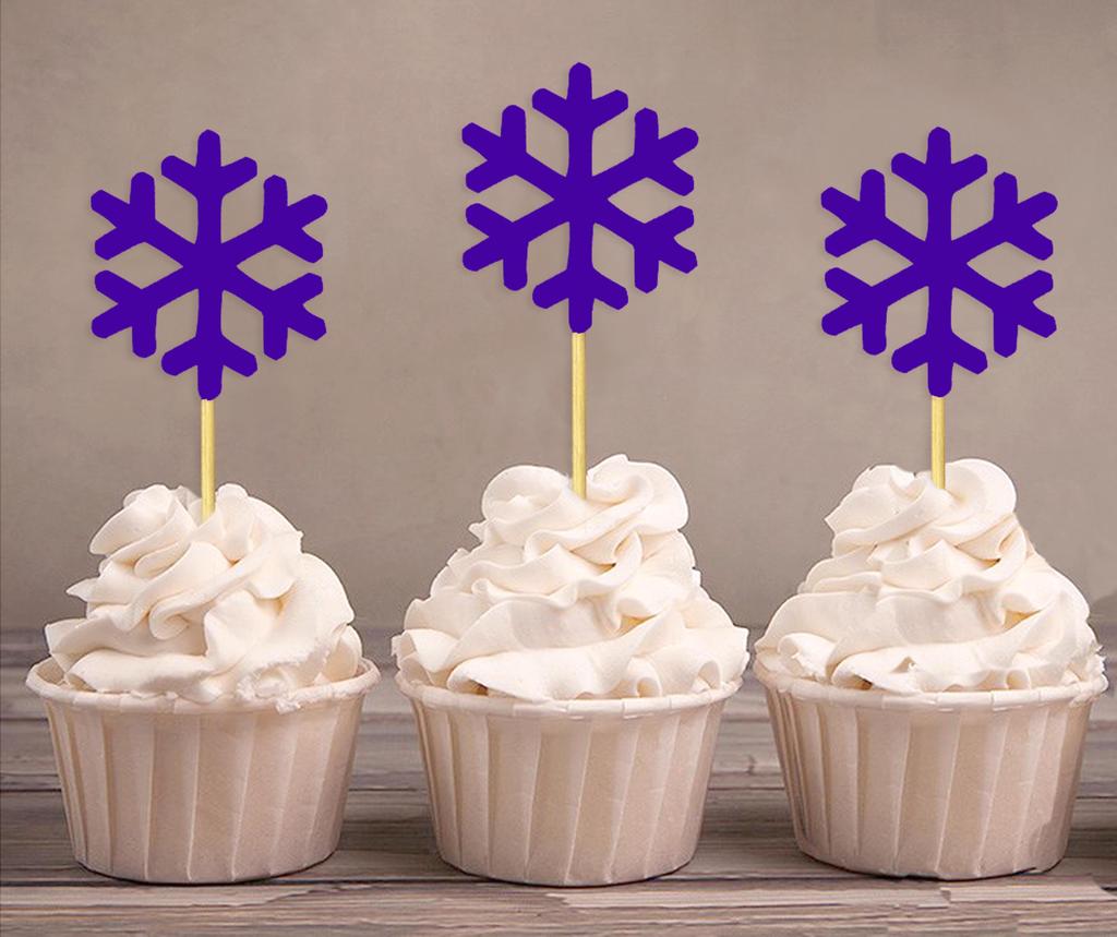 Дарлинг Сувенир| Празднование Рождества Снежинка Кекс Ботворезы | Украшения для зимнего свадебного десерта - упаковка