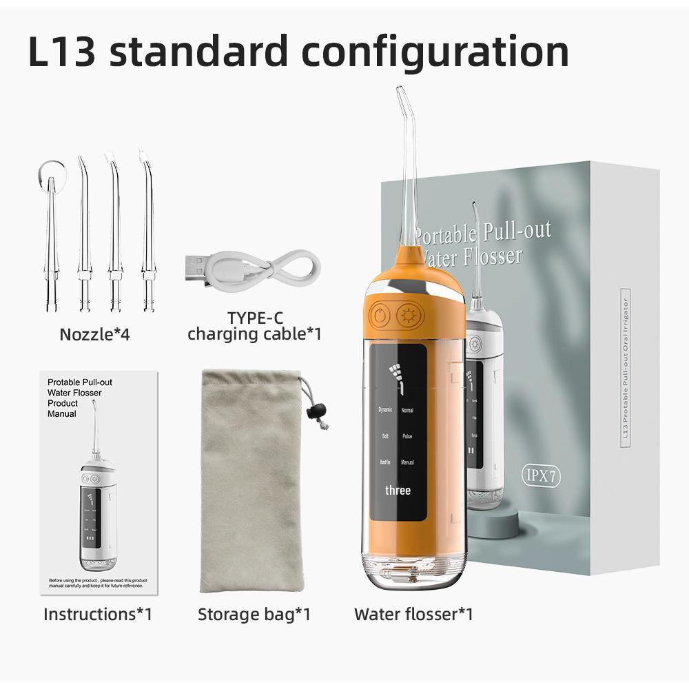 Портативный 6-скоростной ирригатор для чистки полости рта и отбеливания зубов, модель L13