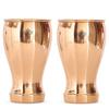 Pure Copper Wine Glass Goblet Tumbler Cup | 490 ML Capacity | Beer Wine Cocktail | Bar Home Hotel Restaurant, Set of 2
