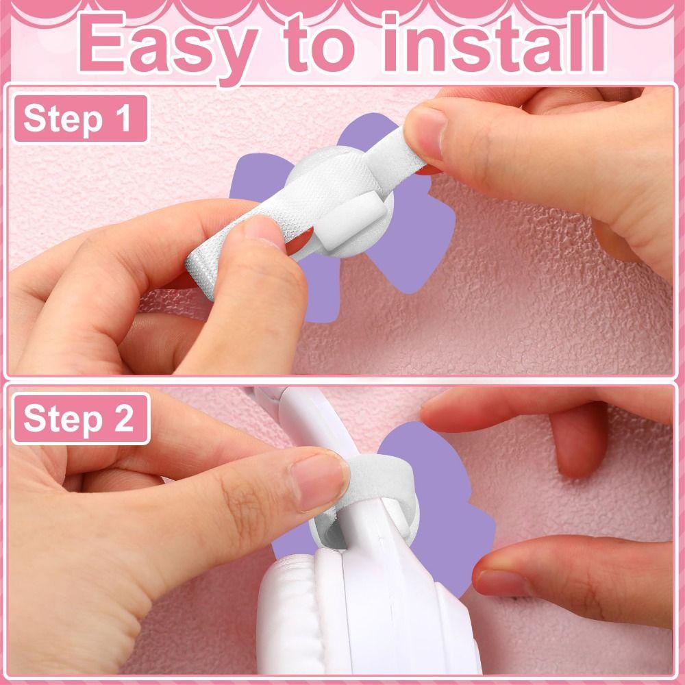 2PCS Silicone Headphone Decorations 3D Headphone Accessories Creative Earphone Charms Girls