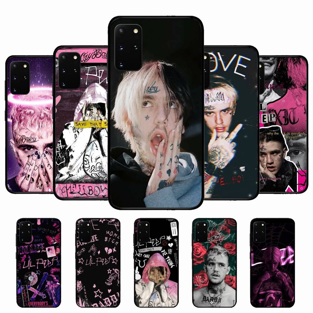 Классический Эмо-рэпер L-Lil P-Peep Чехол для телефона для Samsung S 24 Fe 25 Ultra Plus 20 Lite 21 30 22 23 24 22 Ultra 5G Fundas