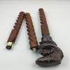 Античная отделка металлическая ручка головы осьминога деревянная трость-трость-трость 3 части открытые аксессуары запасная часть подарок