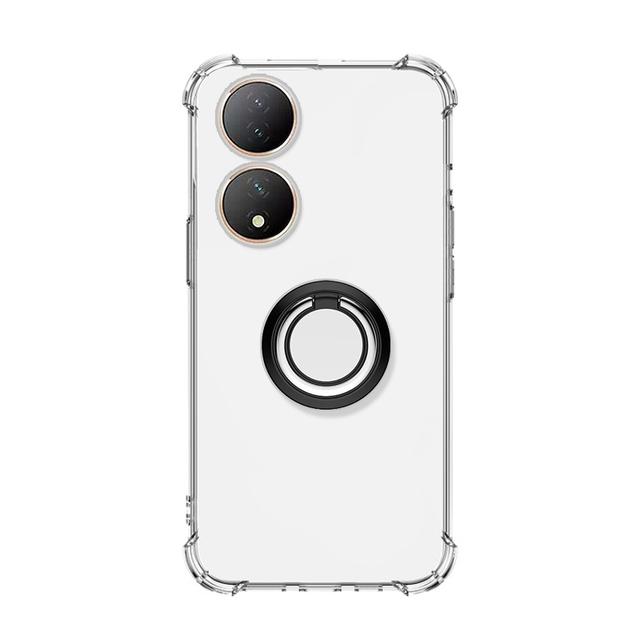 Чехол-держатель с кольцом для VIVO Y100 Y97 Y95 Y93 Y91 Y85 Y79 Y78 Y77 Y76 Y74 Y75, противоударный прозрачный мягкий силиконовый чехол для задней панели телефона