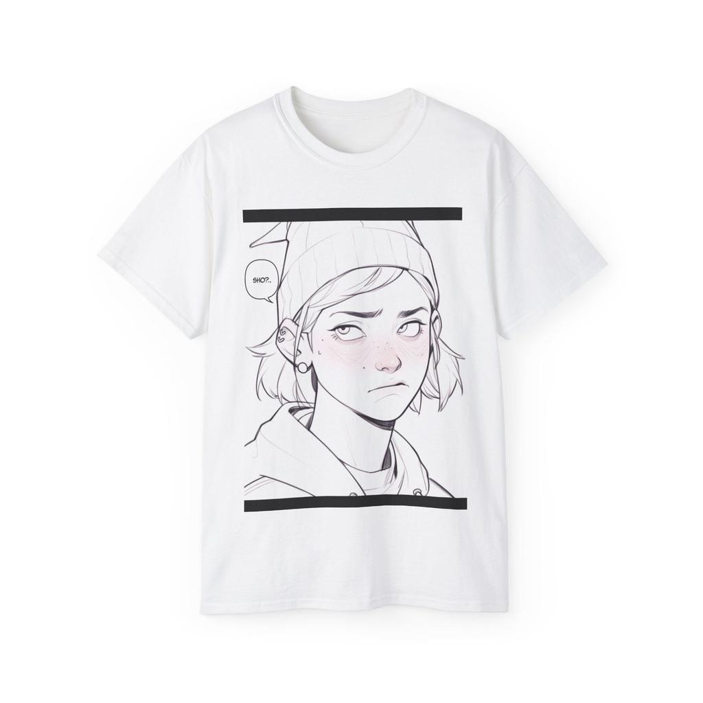 Line Art Portrait T-Shirt: Minimalist Graphic Tee