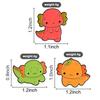 Xiaomi Kawaii Axolotl Fruit Badge Enamel Pins Cute Red Orange Green Salamander Metal Brooches Decor Backpack Jacket Badge Jewelry Gifts