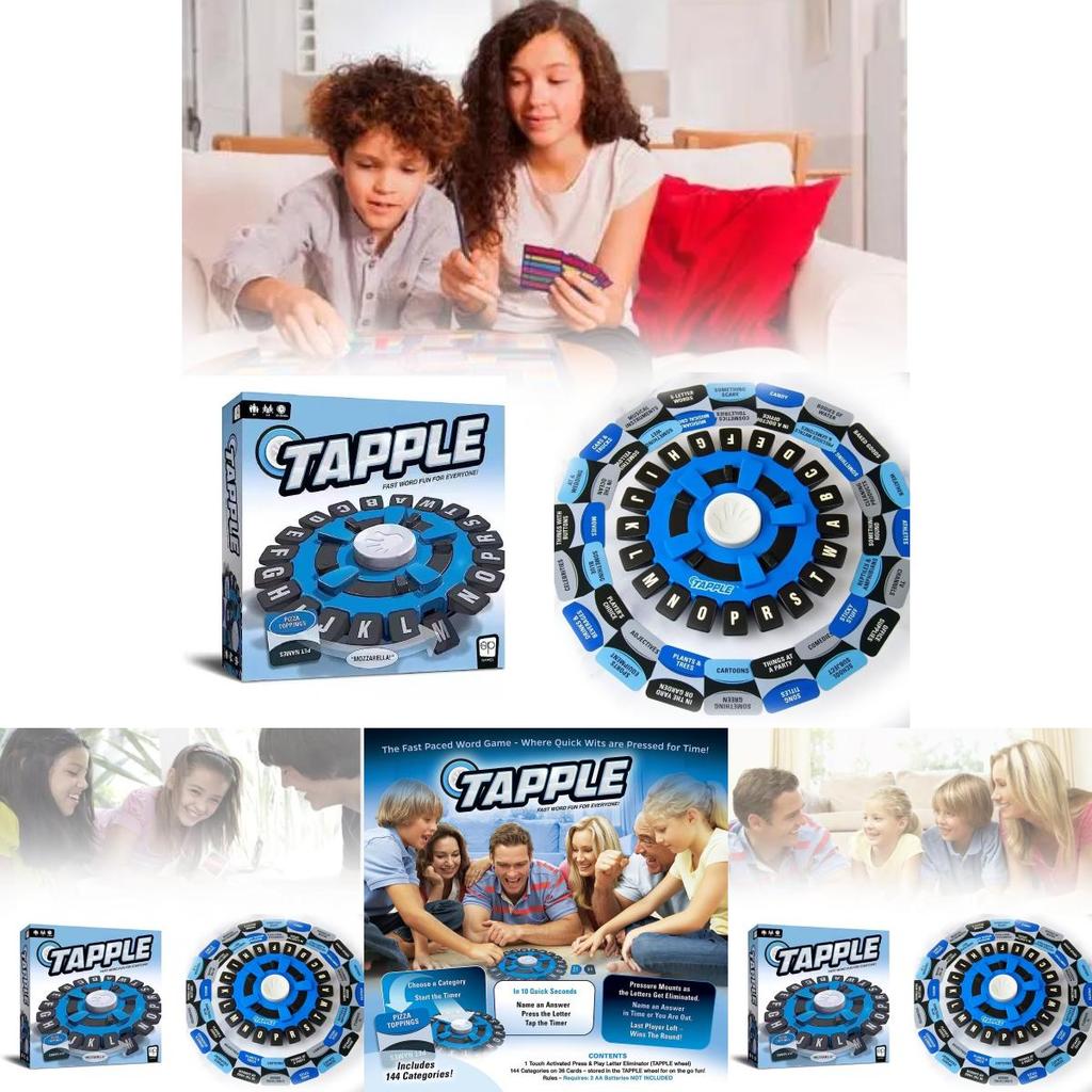 Tapple Tower Динамичная Семейная Настольная Игра Красочная Обучающая Игрушка Для Всех Возрастов