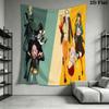Anime Character Tapestry Wall Decorative Art Bedroom Room Dorm Tapestry Wallmounted Fashion Print Wall Covering Decoration Work Of Art Wall Decoration