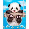 Полный 5D Diy Алмазная картина Качели Панда Вышивка Крестом Домашний Декор Ручной Подарок