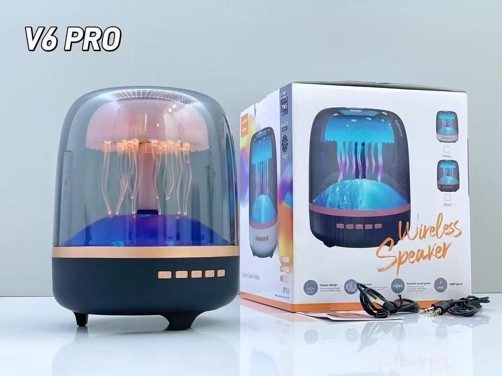 4th Gen Jellyfish RGB Light Bluetooth Subwoofer with White Noise