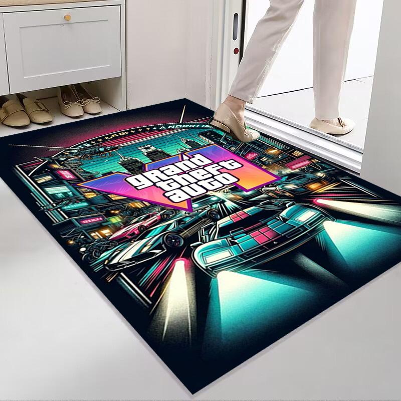 Urban Conflict: Chinatown War carpet printing floor mats Dormitory decoration Art Christmas gifts