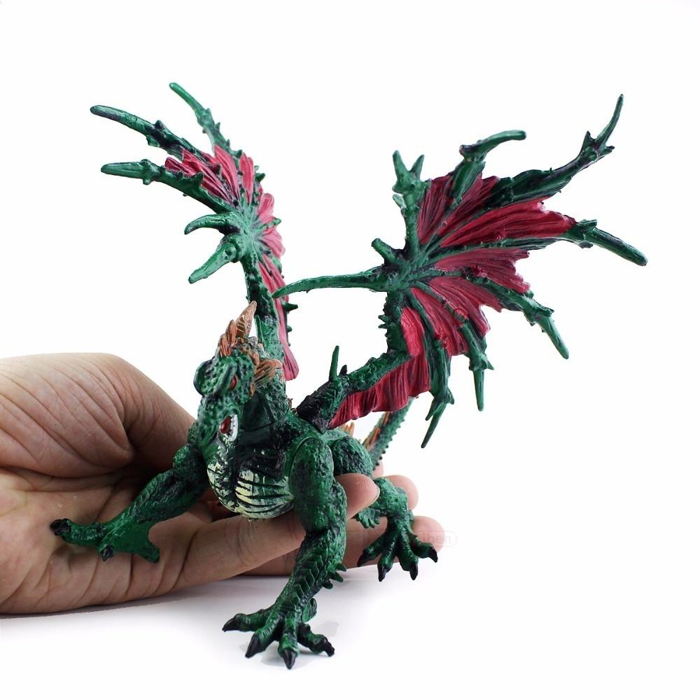 Wiben Dragon Simulation Dinosaur Toy Figure Vinyl Model Plastic Mounting Puzzle Dragon Toys