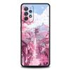 Розовый чехол с цветами сакуры для Samsung Galaxy A17 A07 A55 A35 A25 A15 A05 A33 A31 A21s A13 A41 A73 A53 A51 A71