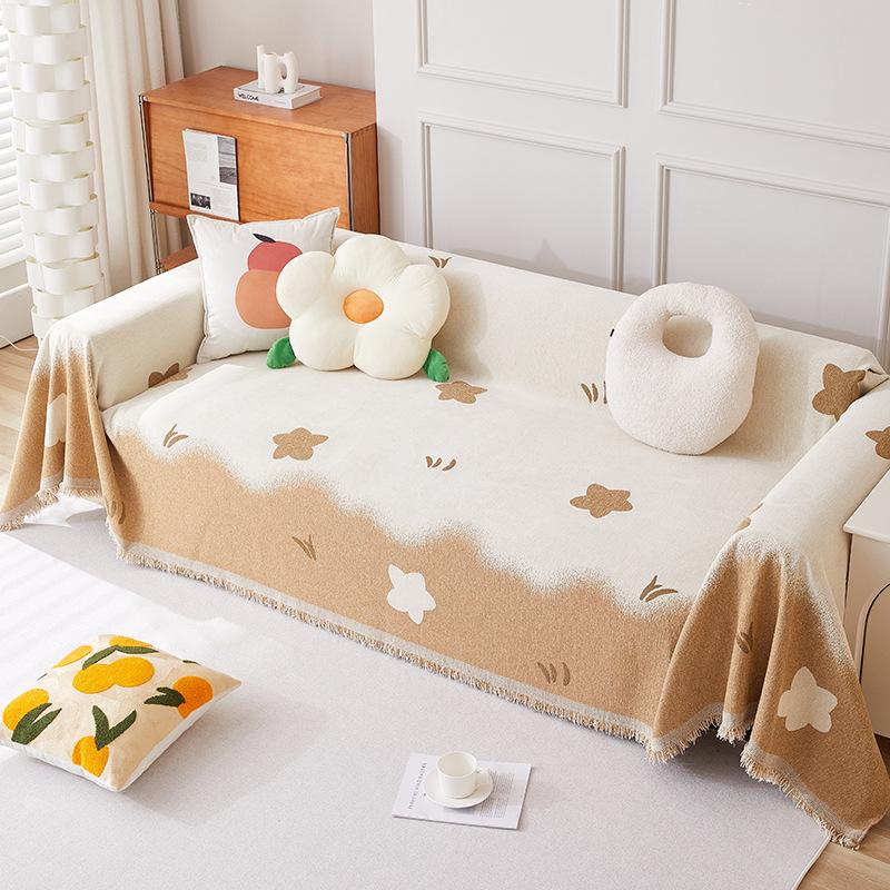 Ткань для покрытия дивана, полностью обернутая синельной жаккардовой пряжей, тканая, мягкая, удобная, мягкая, износостойкая, двусторонняя, пригодна для использования.