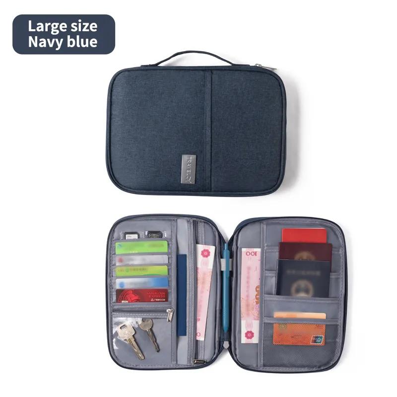 1 шт. Портативная дорожная сумка для самолета, водонепроницаемая, высококачественная, деловая, паспортная сумка, многофункциональное катионное хранилище документов