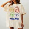 Футболка Tokio Hotel Женская Панк Классика Винтаж Цифровой Готика Гранж Топ Футболки Гранж Ретро Дышащий Классический 2000-е Хип-Хоп Топы