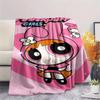 Powerpuff Girls Cartoon printing Flannel Blanket Bedroom Sofa Camping Warm blanket Gifts for family and friends-MJ002