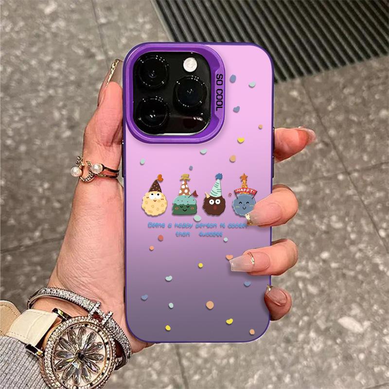 Чехол-печенька Little Man для IPhone 16/15 Pro Vitality 1411 Чехол для телефона 12 для Apple 13 Защитный чехол