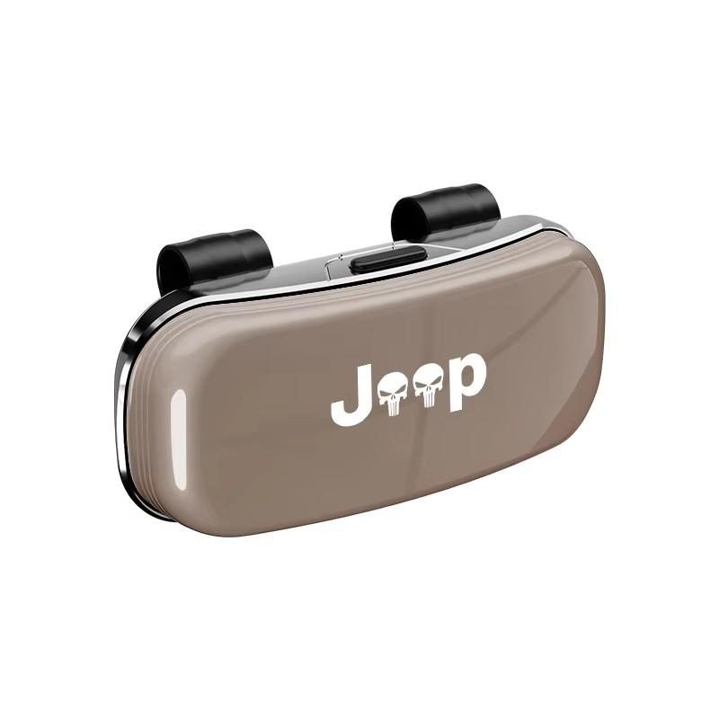 Portable Glasses Case Car Sun Visor Sunglasses Storage Box For Jeep Wrangler JK Gladiator Renegade Grand Cherokee Avenger Decal AJX1