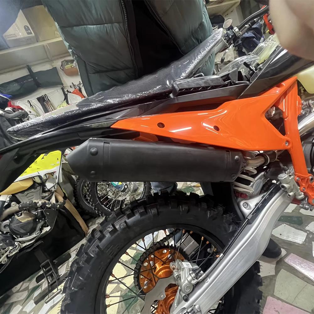 2024 For KTM EXC 250 300 EXC250 EXC300 XC XCW 250 300 TPI Motocross Accessories Exhaust Pipe Protector Heat Shield Cover Guard