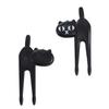 18PCS Mini Black Cat Fruit Fork Creative Dessert Fork Cartoon Fruit Toothpick  Kids