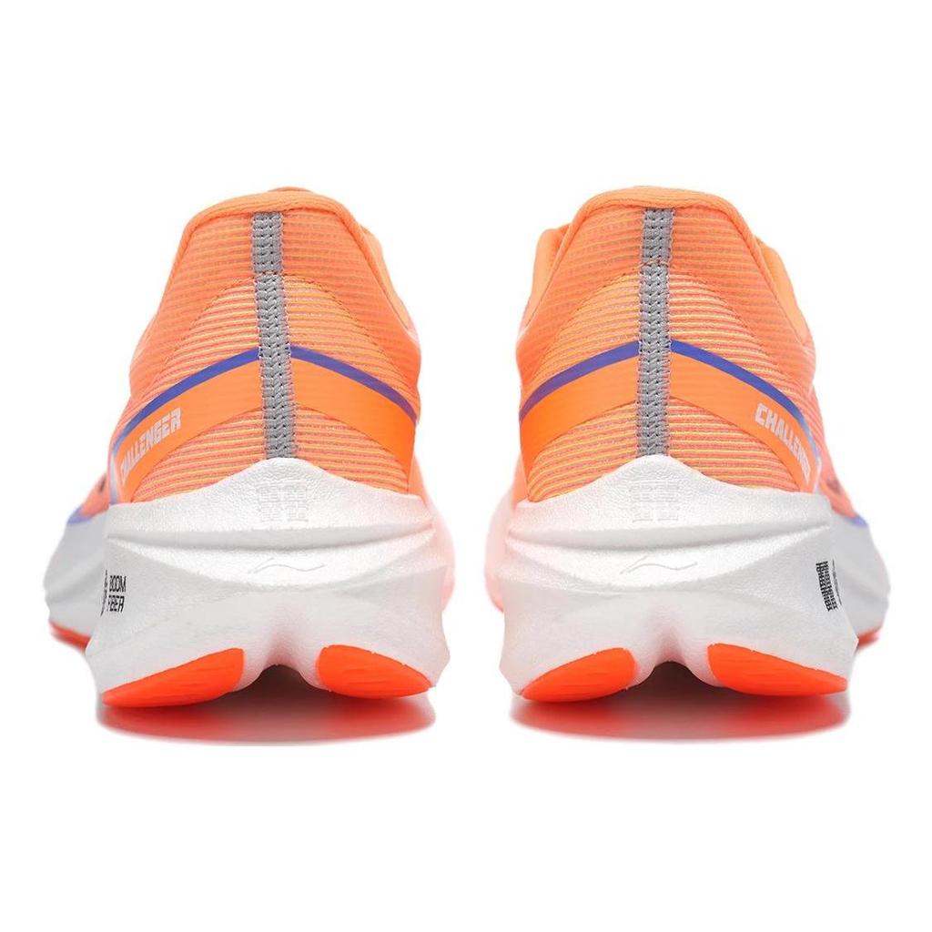 Li Ning Feidian 3 Challenger Амортизирующие Низкие Беговые Кроссовки Мужские Дыня Оранжевый ARMT037-14