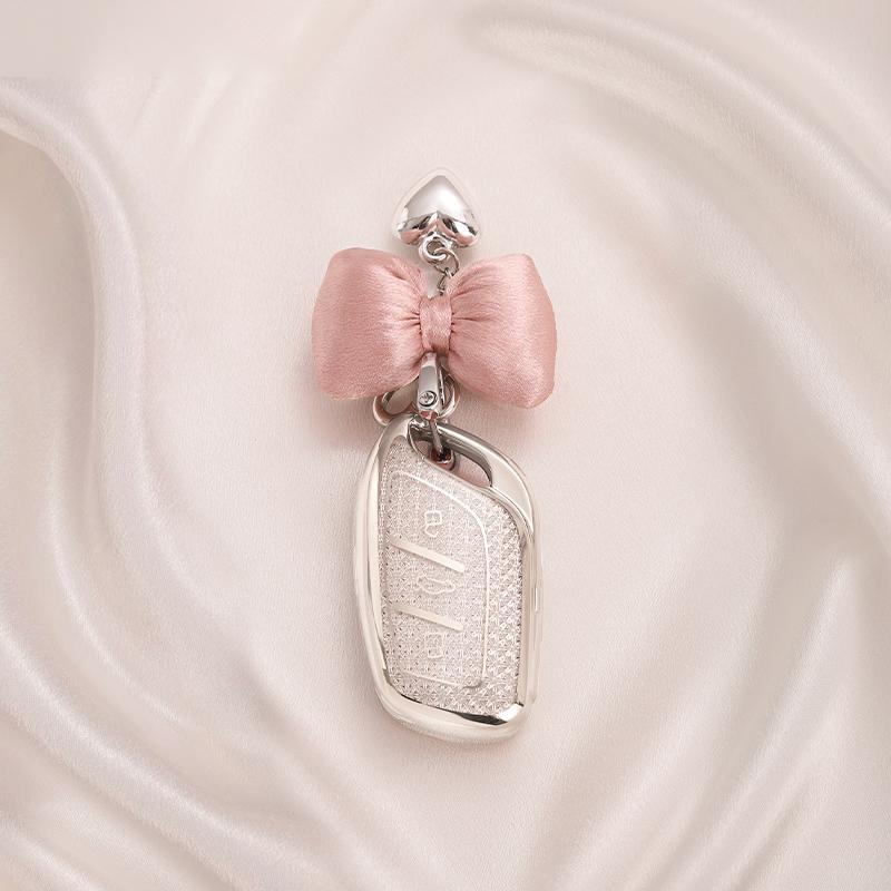 White Diamond Pattern TPU Key Case for MG 4 2023 Mg4 Ev MG HS GT ZS EV ZX MG5 MG6 Roewe RX3 RX5 RX8 ERX5 I6 I5 Key Cover Fob Bag