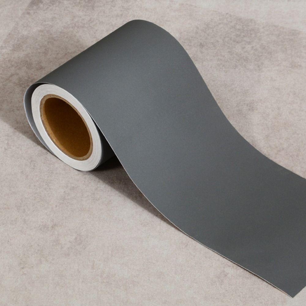 Thicken Floor Sticker Patches 10cmx10m Wall Border Sticker Wood Grain Tape Living Room Corner