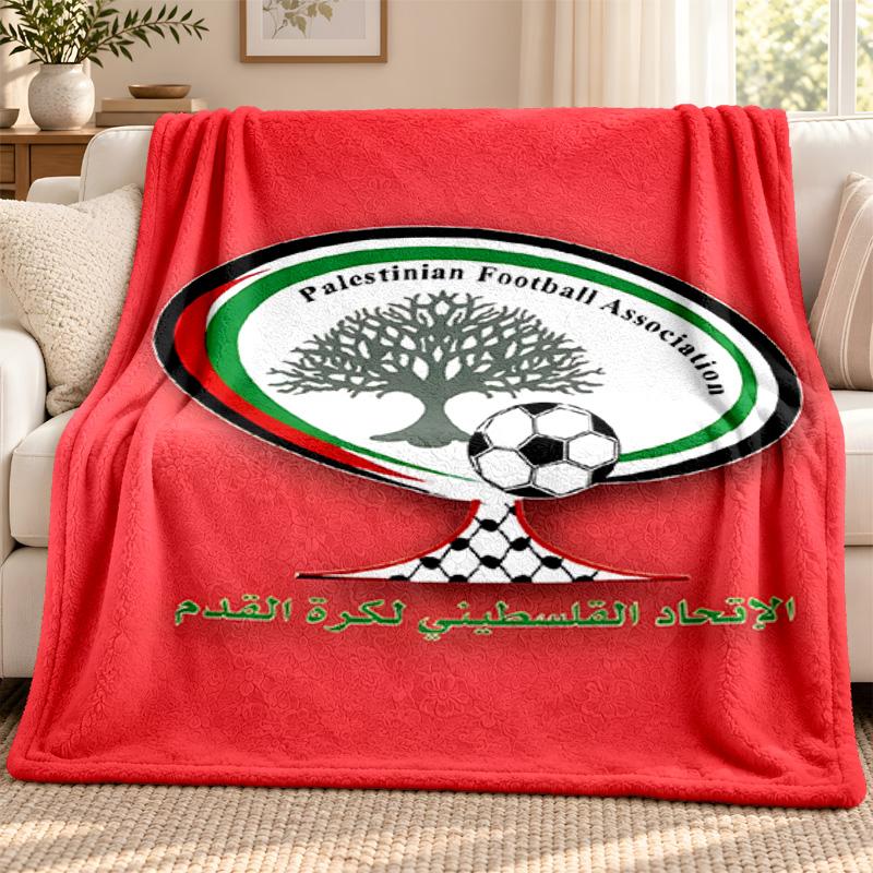 Club Deportivo Palestino blanket Flannel Blanket Soft Cozy Plush Throw for Sofa Bed Lightweight Home Decoration Outdoor camping