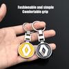 2026 Hot For Renault Hub Caps For Renault RS Clio Megane 2 3 4 Captur Trafic Scenic 2 Kadjar Koleos Zoe Car Emblem Keychain Auto