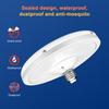 E27 Energy Saving Light Bulb White Color High Power LED Light Disc Light Bulb  For Home Use