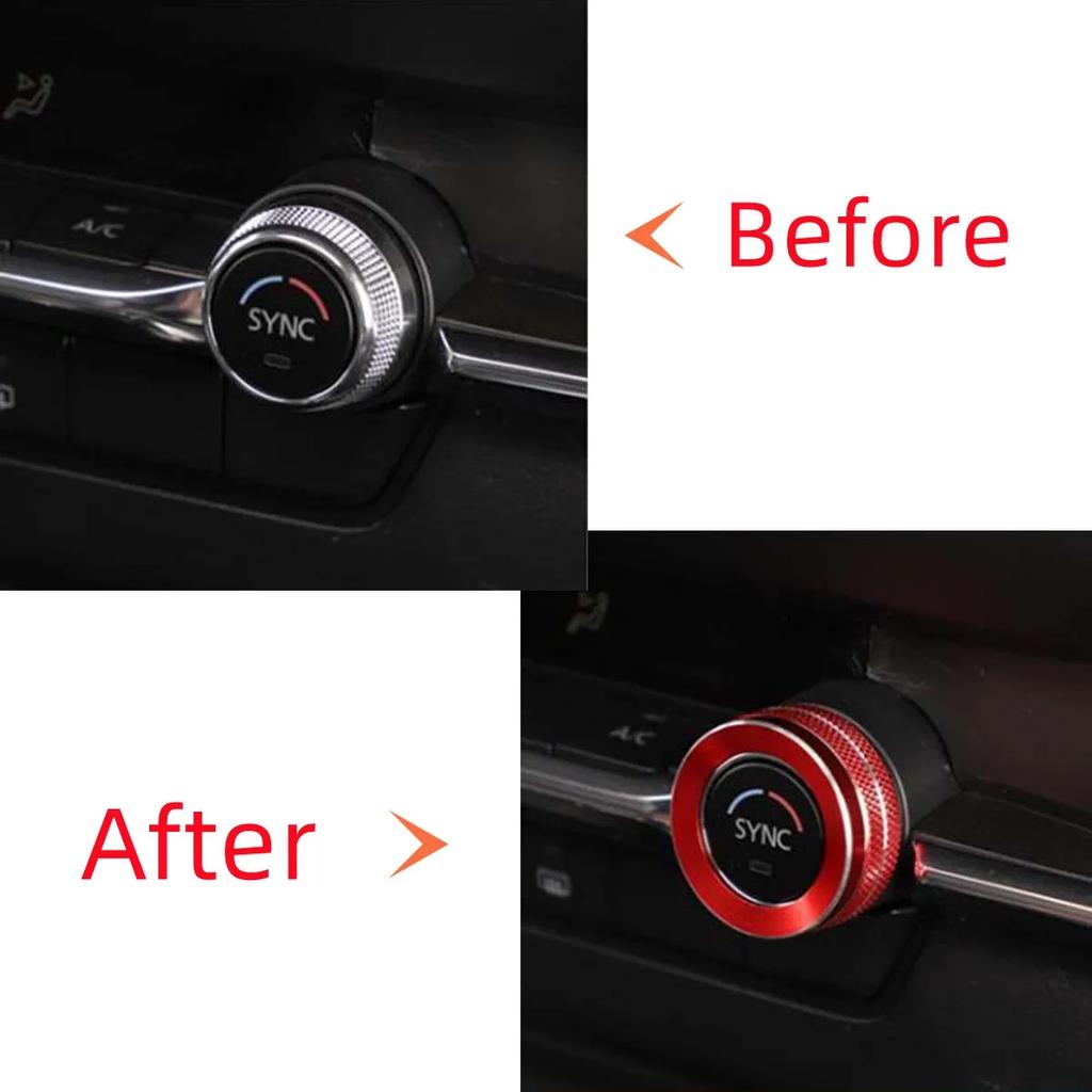 Автомобильная ручка кондиционера, кольцо, регулируемая наклейка для Mazda 3 Axela CX-30 Artez-2022, авто