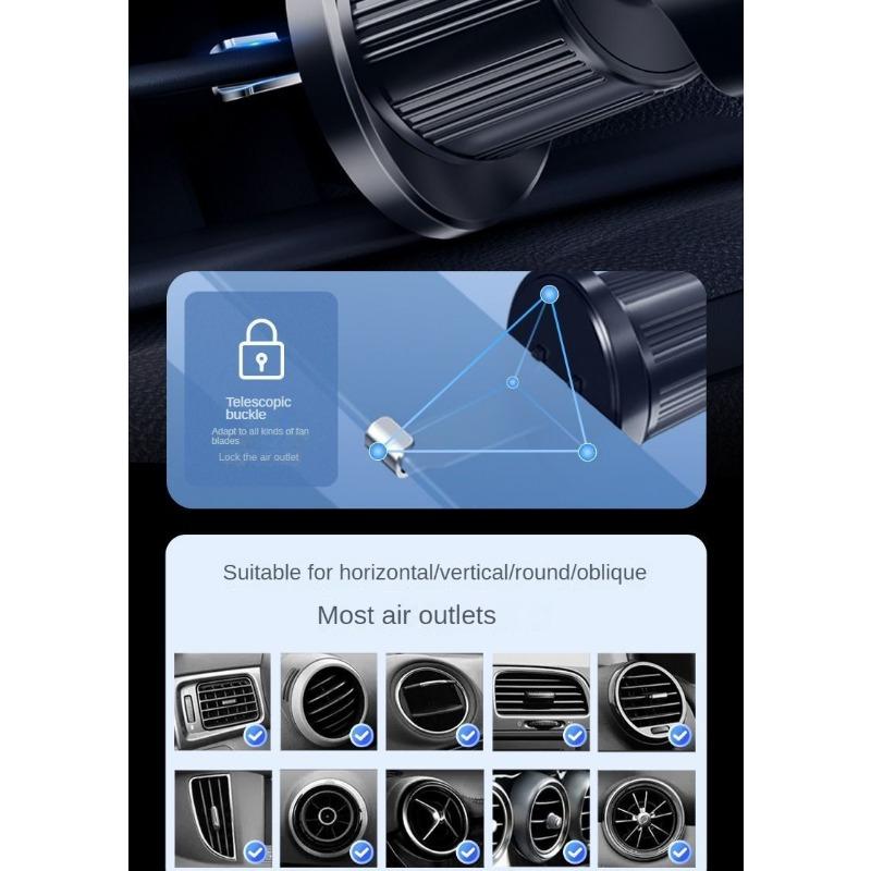 Автомобильный держатель для телефона, салонный воздухозаборник, навигационный кронштейн, автомобильный держатель для телефона, треугольный датчик силы тяжести, подставка для мобильного телефона (Тип крючка/Тип пасты)