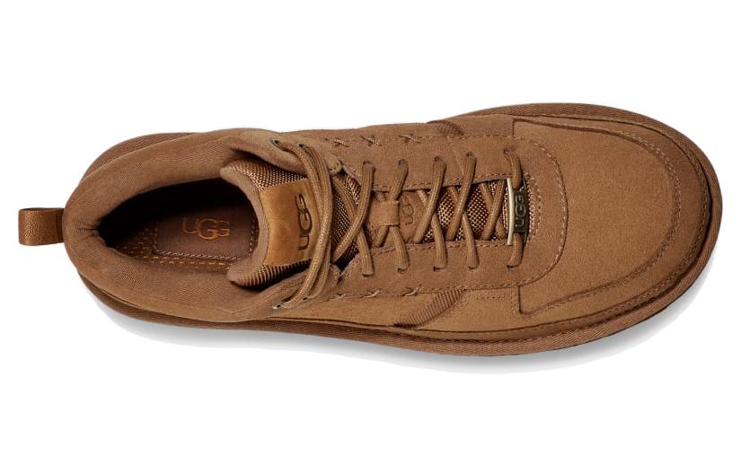 Мужские ботинки UGG Кожаные Повседневные Ботильоны Мужские Коричневые