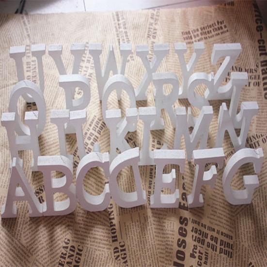 Freestanding Wood Wooden Letters Alphabet Bridal Wedding Party Home Shop Decor