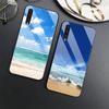 Чехол с морским пейзажем для Samsung Galaxy A52 A70 A71 A73 A53 A13 5g A03 A72 A22 A21s A03 Core A42, крышка из закаленного стекла