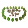 70-Piece Set of Diorama Trees, Model Trees, Tree Models, Railway Models, Architectural Model Materials, Miniature Scenery Collection, Tree Landscape M