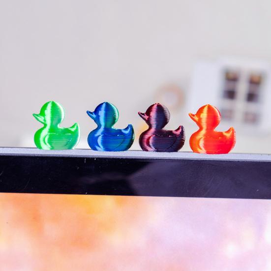 100Pcs 3D Printed Mini Duck Figures Realistic Design DIY Craft Mini Duck Figurine Fairy Tale Garden Decoration