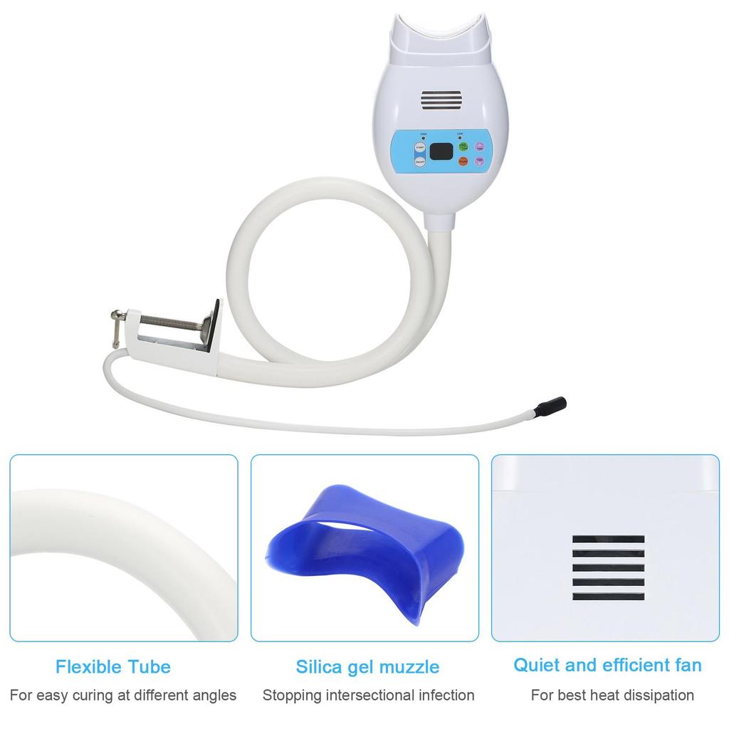 NICEDEN Dental Cold Light LED Teeth Whitening Machine Desk Tooth Bleaching Lamp Adjustable Portable