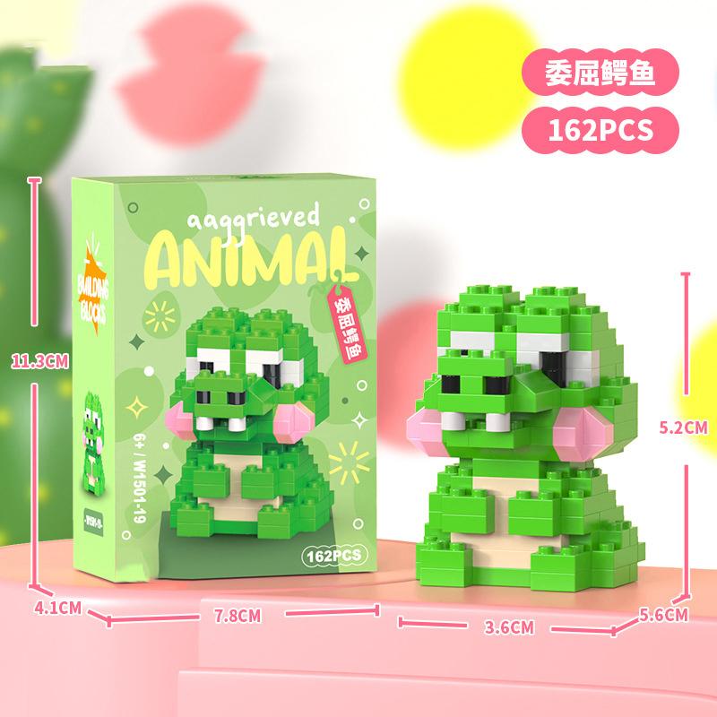 Animal Cat Bricks Constructor Set Micro Building Blocks Children Toy Adult Particle Building Block Dog Mini Toys Home Decoration