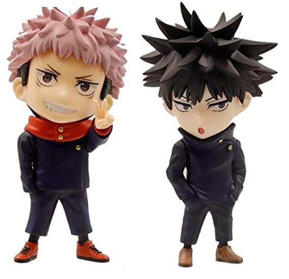 Jujutsu Kaisen Deformuota figūrėlė Yuji Itadori ir Megumi Fushiguro 2 vienetų rinkinys, gamintojas Taito, 1 tomas