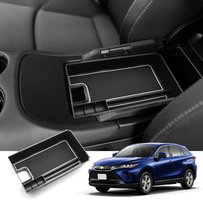 HUAHAO Новый специальный бокс для центральной консоли для Toyota Harrier серии 80, лоток для центральной консоли, интерьер