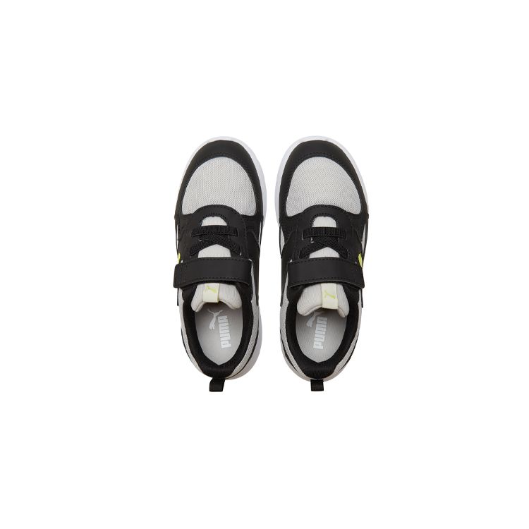 Puma Velcro Durable Low-Top Kids Running Shoes Kids Running Shoes Black Gray 192971-07