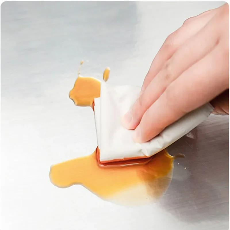 40cm Metal Brushed Silver Wall Sticker Stainless Steel Kitchen Living Room Refrigerator Countertop Adhesive Wallpaper