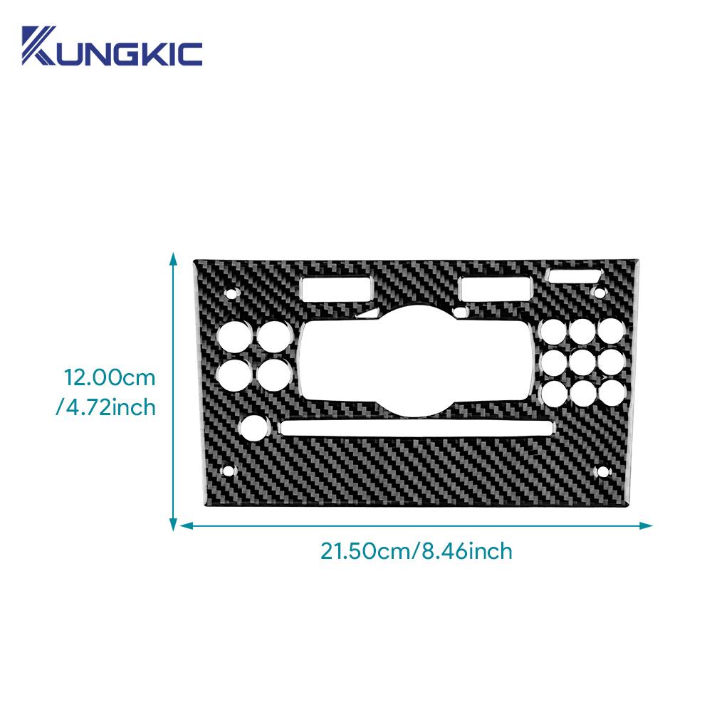 Наклейка из настоящего мягкого углеродного волокна для Opel Corsa 2007 2008 2009 2010 2011 2012 2013 2014 LHD RHD Отделка кнопки CD центральной консоли автомобиля