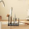 Multi Layer Kitchen Storage Rack Hollow Design Cutting Board Holder New Pan Lid Organizer  Kitchen