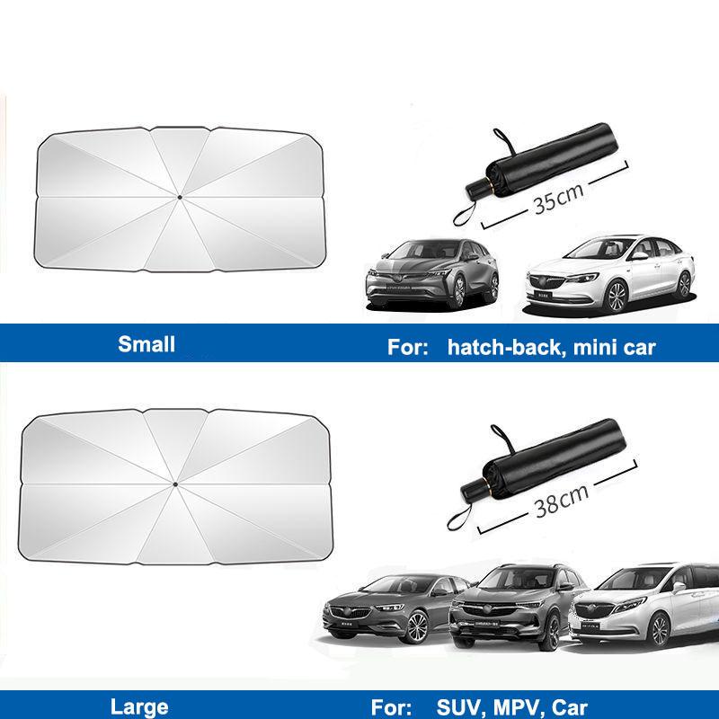 Автомобильный козырек от солнца на лобовое стекло, автомобильный козырек от солнца, зонтик от солнца, защитный зонтик, портативные автомобильные чехлы, теплоизоляция, солнцезащитный козырек на переднее окно, аксессуары