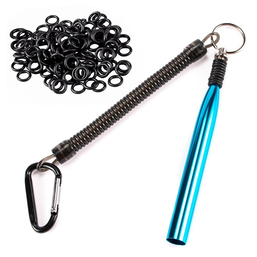Upgrade Your For Soft Bait Fishing with Wacky Worm Rig Tool & O Rings Kit