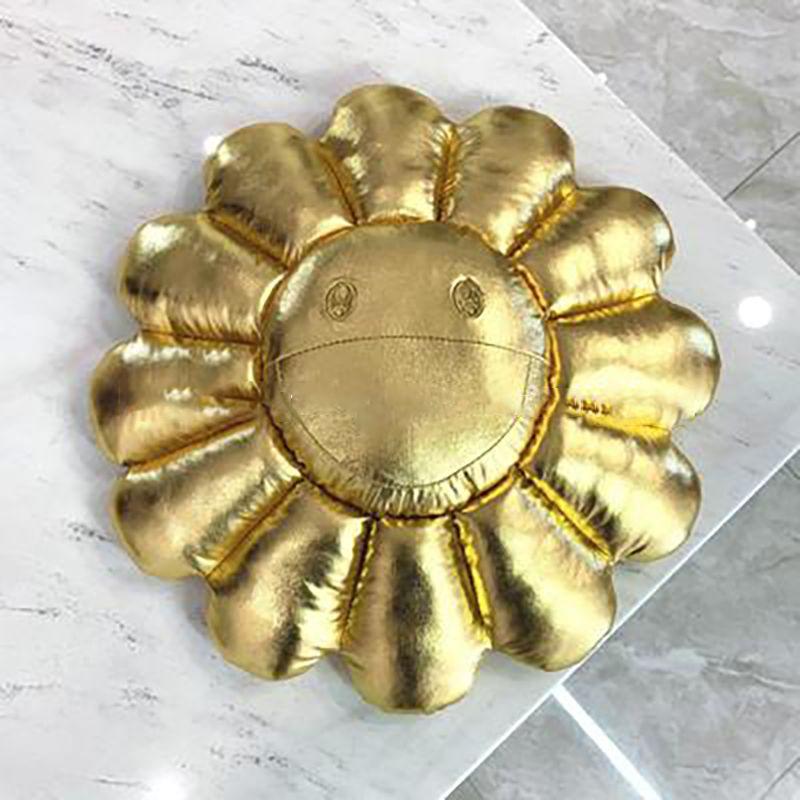 Яркая и красочная 40-сантиметровая плюшевая подушка в виде радужного цветка Такаси Мураками для детей