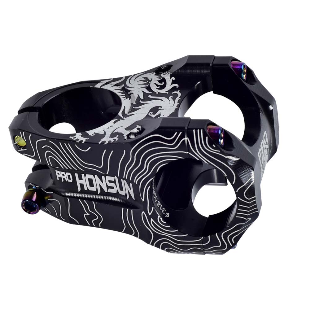 MTB Colorful Stem CNC Alloy 31.8*45mm 0 degree Short Bicycle Stem Handlebar Stem Bicycle Parts